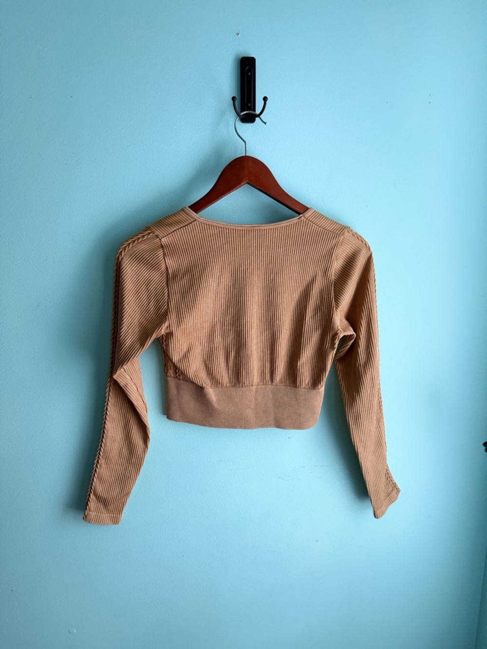 Aerie Seamless Cable Square Neck Top (M) - Picture 3 of 7